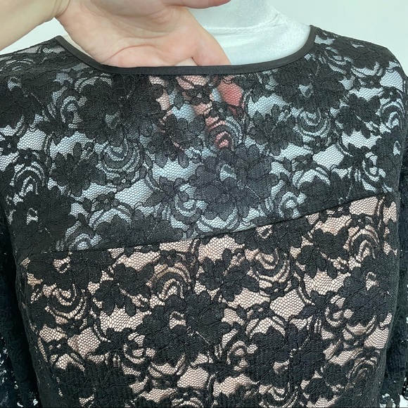 NWT CityChic Black & Tan lace dress - Picture 3 of 12